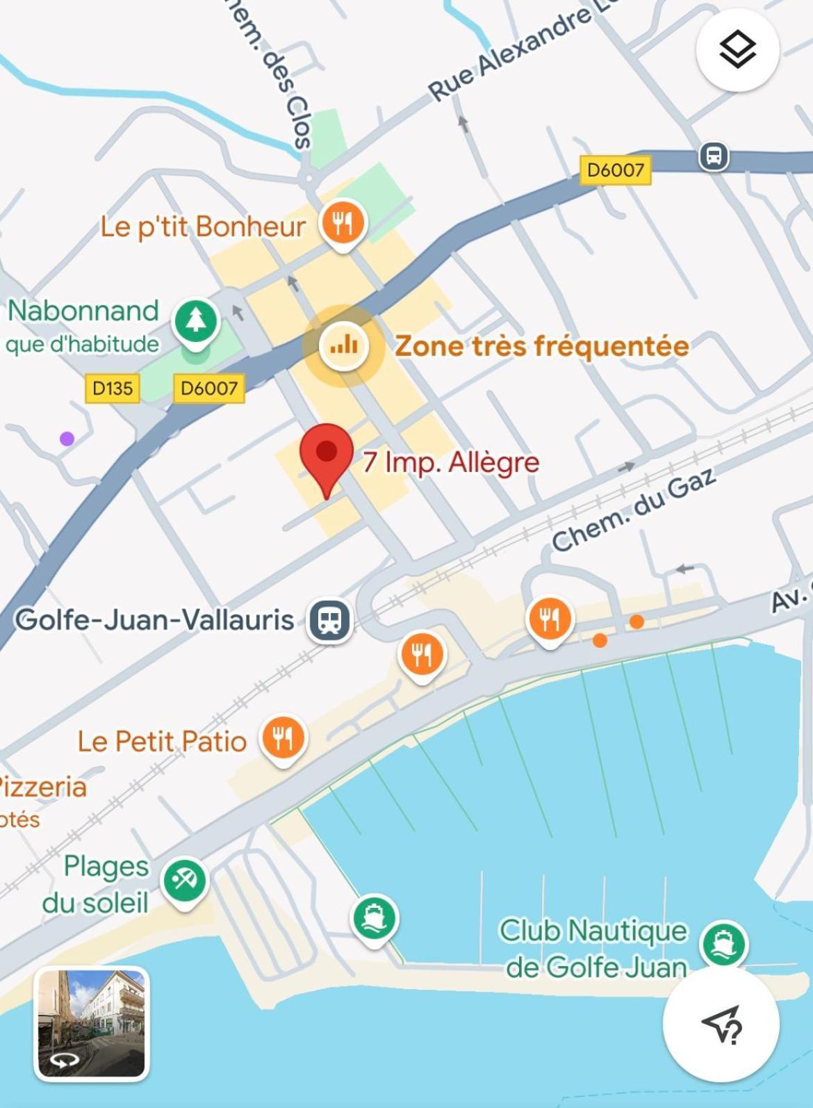 Magnifique Studio Hypercentre Trains Plages Au Coeur De Golfe-Juan Exteriör bild